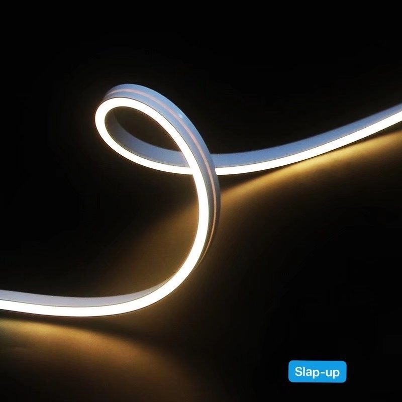 Led Neon Light IP65 IP67 Fleksibel Side Bend Lights Silicon Dekorasi Neon Led 0612 10W 24V Tidak Ada Spot Lighting SMD2835