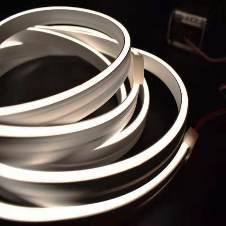 6x12mm Ditekuk LED Neon Strip Light 6000k 50mm Ukuran Potong Untuk Dekorasi Rumah