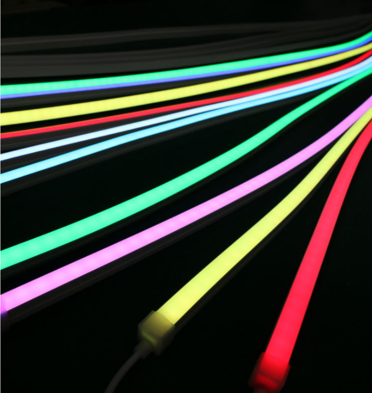 Neon Rope Light Flex Tube sisi atas lampu tikungan 24V silikon fleksibel dipimpin tali neon