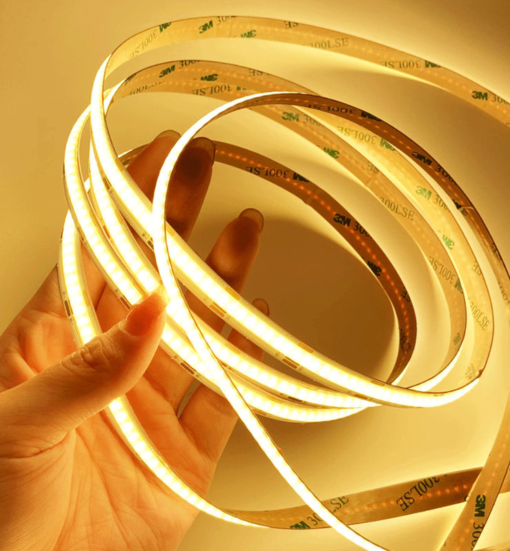 Double Color LED COB Light 24V Ganti Warm White Cool White 12W