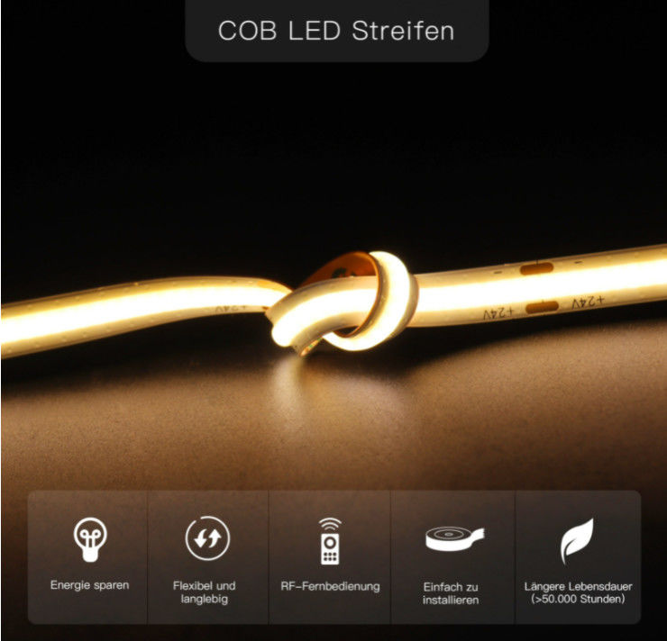 IP20 IP65 LED COB Light Thyristor Dimmable Ubah Warna Ganda 24V 14.4W