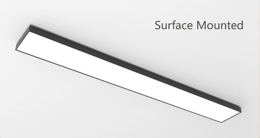 Surface Mount Linear Hanging Light Fixture AC85-277 Perubahan Warna Ganda 0-10V