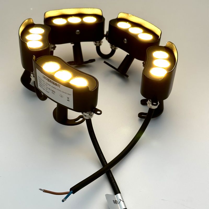 Lampu Pencuci Dinding LED Berubah Warna Dapat Ditautkan 24V 3 Led