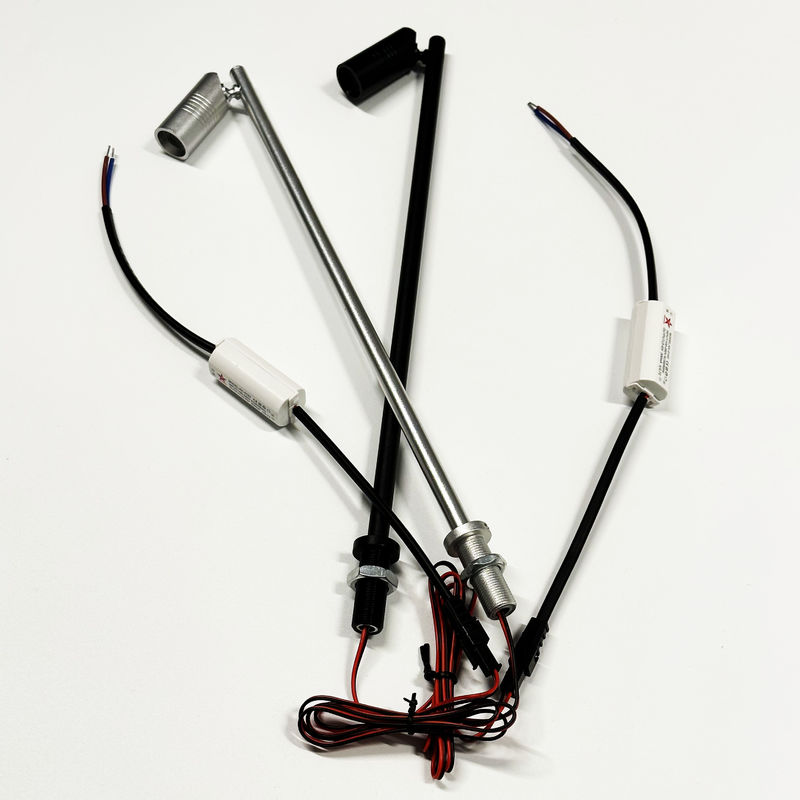 Super Slim LED Jewelry Light Silver Black Gold 4w Untuk Display Showcase Counter