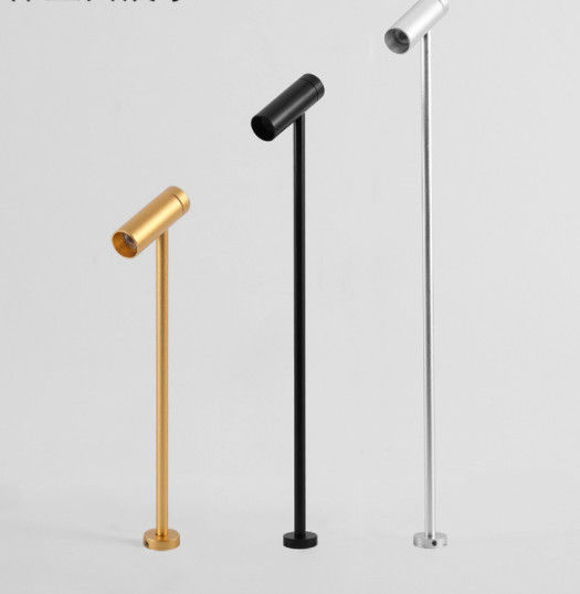 2w Perhiasan Showcase Lampu LED 3000k Single Lamp Focus Pole Stand Led Mini Spot Light
