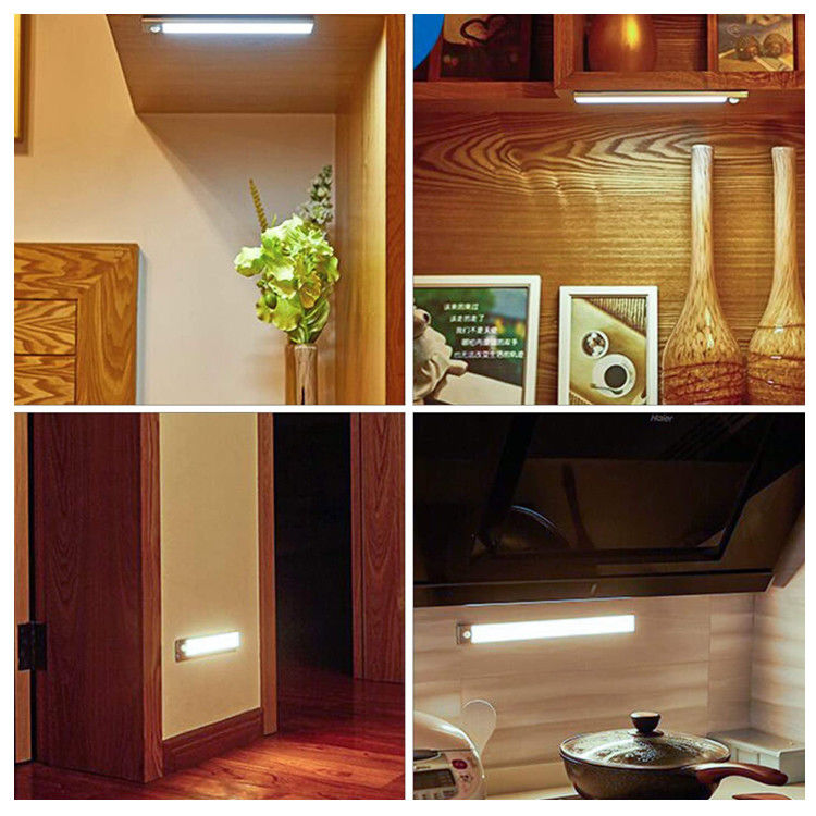 Warm White Dimmable Under Cabinet Led Strip Lighting 3 Color Temperature Slide Switch