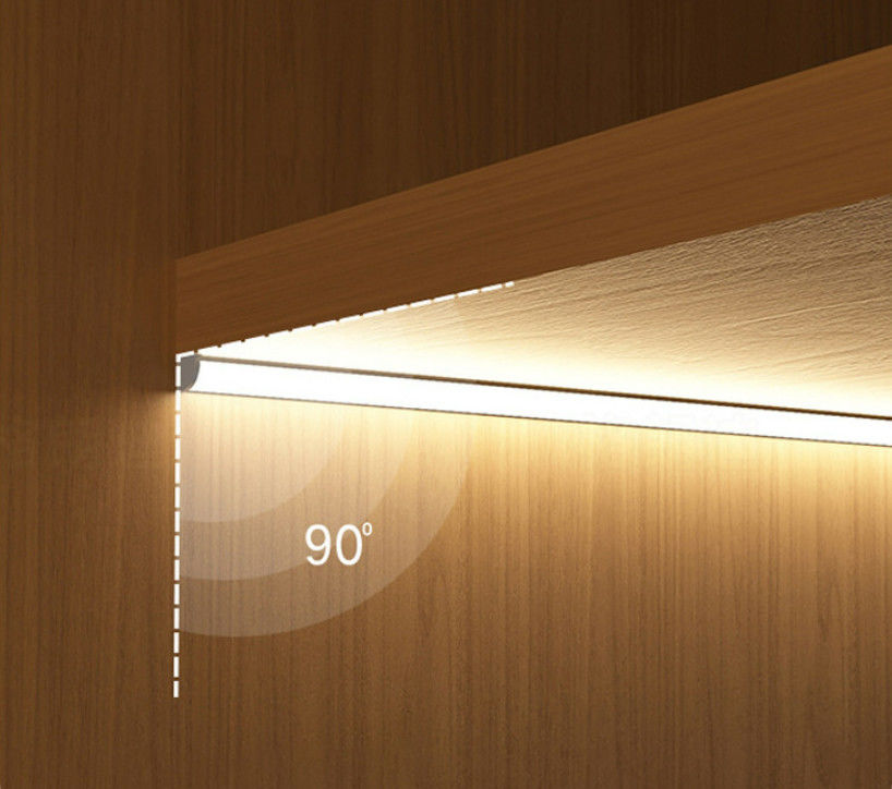 Supermarket V Type LED Under Cabinet Strip Lighting 24V 6500K 14.4W