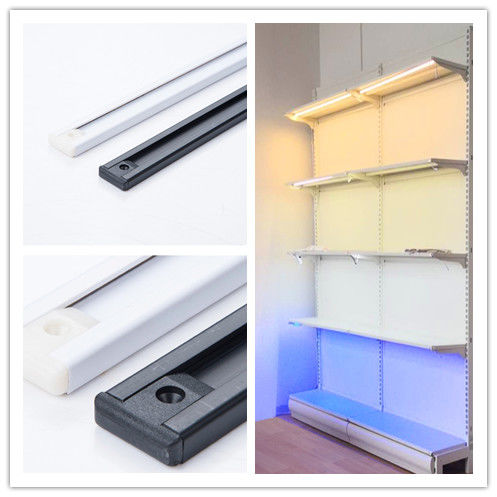 Warna Hitam 24V LED Track Light Rail Rope Light Track