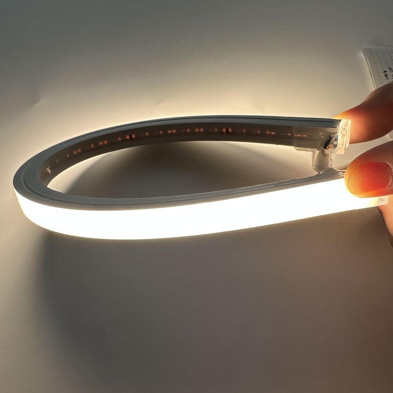 Silicone Neon Strip Light Waterproof 16.4ft/5m Cuttable & Linkable, RGB Color Changing