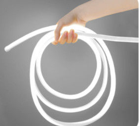 Lampu Strip Fleksibel Neon 360 Derajat DIY LED Silicone Round Tube Light 24V 12W IP67