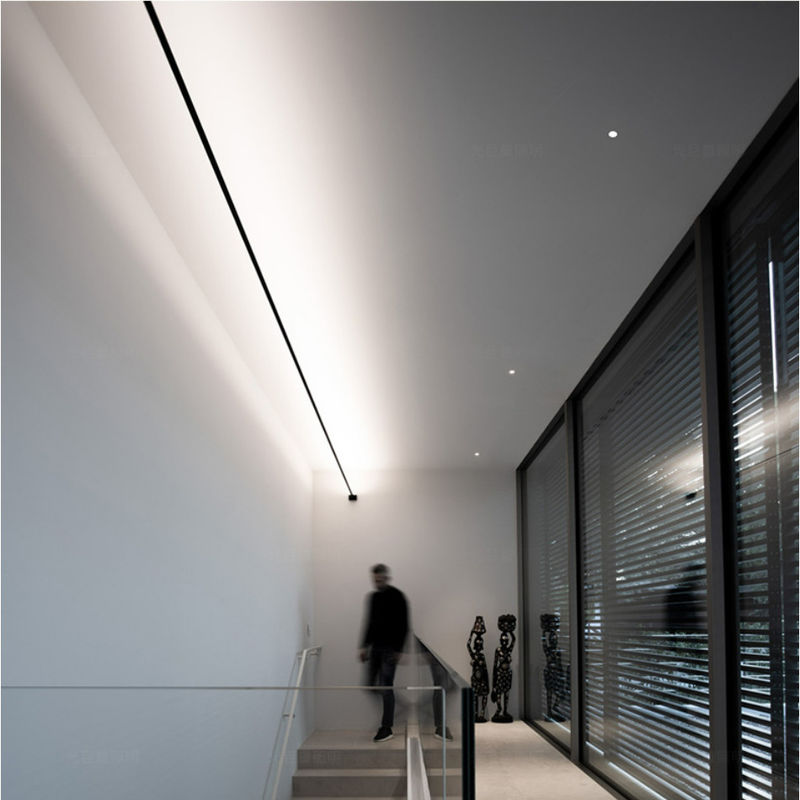 Skyline Linear Illumination Pencahayaan Dalam Ruangan CRI>90 IP20/IP65 memimpin lampu senar baja
