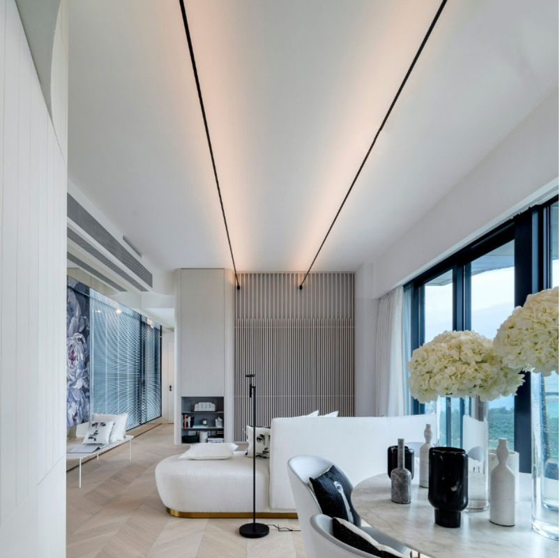 Pencahayaan Dalam Ruangan Cahaya Linear Cakrawala 14.4W 120 ° 4m 5m 6m 8m dipimpin lampu string fleksibel