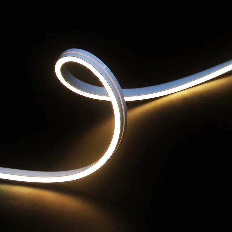 Dual Silicone Neon Light 5M / Roll LED Neon Strip Light Suhu Warna 1800K - 6500K