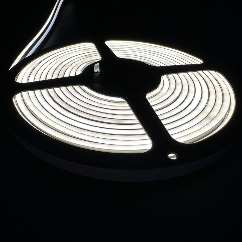 120 ° 24V 1616 Ukuran 12W LED Silicone Neon Strip Light IP65 Buliding Dekorasi Rumah